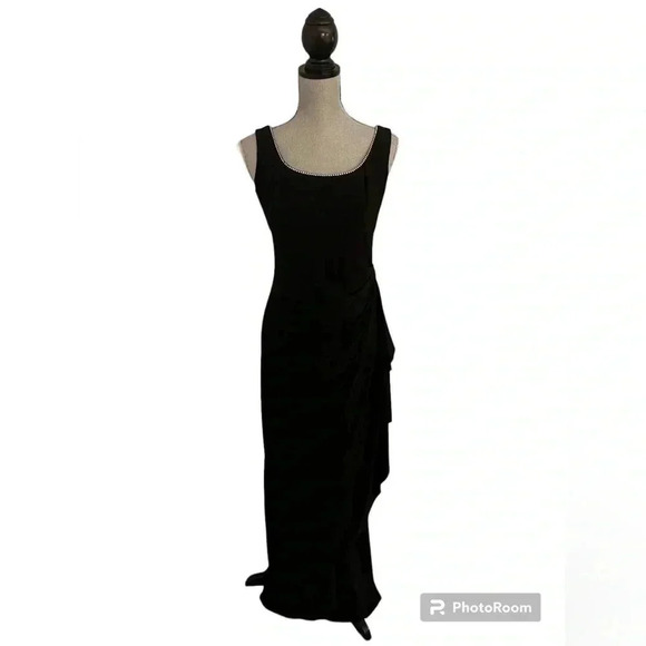 VINTAGE Alex Evenings Women’s Black Evening Dress Size 6 - Picture 1 of 7